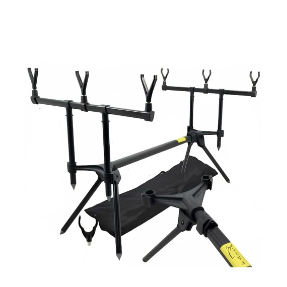 Stojan Hokkaido rod pod pre 3 rybárske prúty v stabilnom vyhotovení W26010