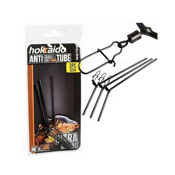 Trubice proti zamotaniu 3 ks, 10 cm kovová trubica Hokkaido W27512