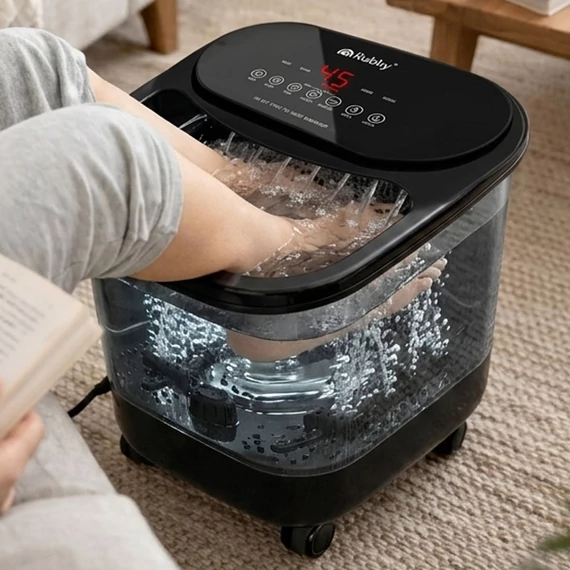 Masážna vaňa na nohy Ruhhy 550 W – hydromasáž s ohrevom 00026894