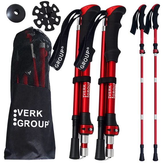 Verk Group Nordic Červená turistická palica 14707_CZE