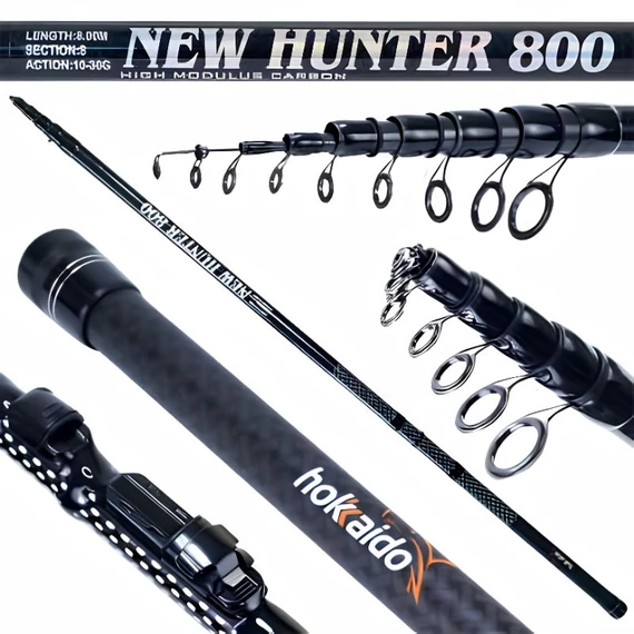 Teleskopický prút Hokkaido New Hunter 8 m carbon W11163