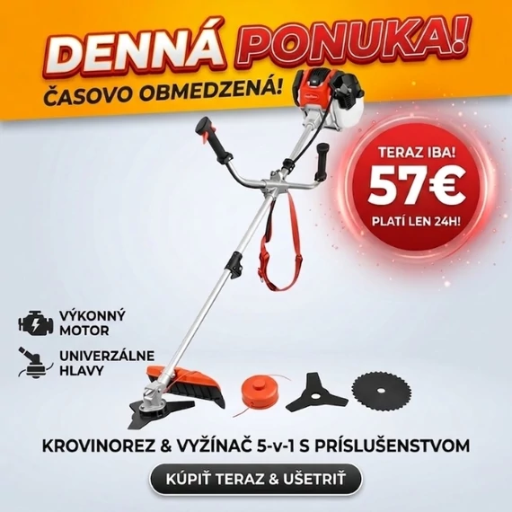 Hitman – benzínová kosačka 3 v 1, 6,8 HP HT-GT-1542X