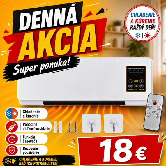 Nástenný ohrievač a chladiaci prístroj holm4016