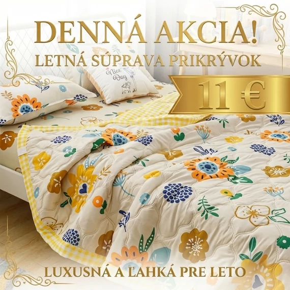 Súprava letnej prikrývky