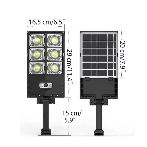 600W solárne pouličné osvetlenie