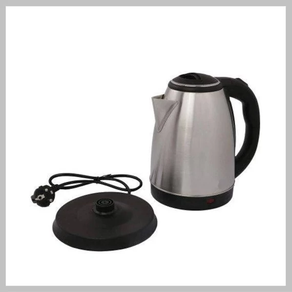 Lesklá rýchlovarná kanvica, INOX 1500 W, objem 2 litre, funkcia automatického vypnutia, LED SHN1500