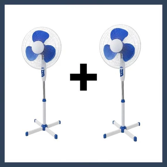 2x Stojanový ventilátor 40 cm 0360-2