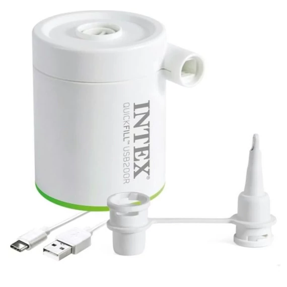 Elektrická pumpa Intex, nabíjateľná pumpa QUICKFILL USB200R 166637