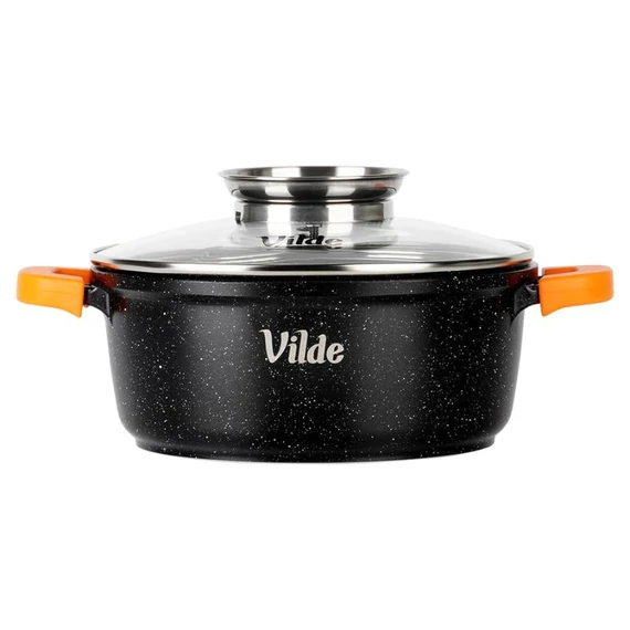 Vilde TERRUNA AROMA univerzálny granitový hrniec so sklenenou pokrievkou 20 cm 2.1 l 199104