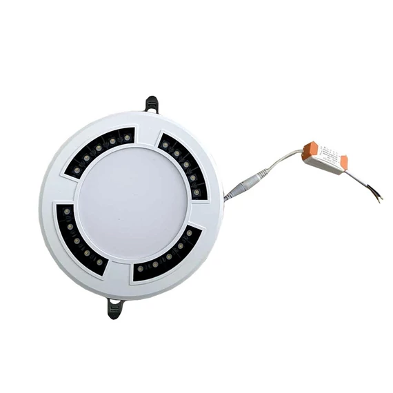 24 W zapustená okrúhla LED lampa