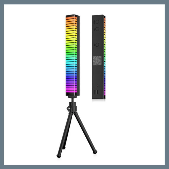 Tripodos osvetlenie aktivované zvukom s RGB svetlom AUDIORGB