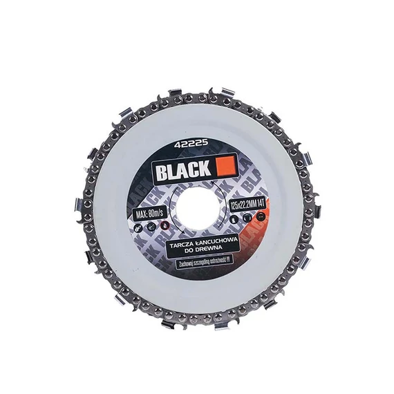 Čierny rezný kotúč 125 mm - 42225