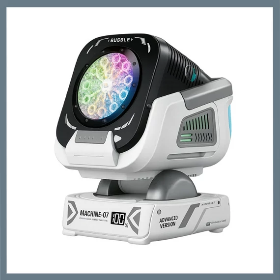 Automatický bublinkový generátor s RGB osvetlením – otočný, s diaľkovým ovládaním CD1103541