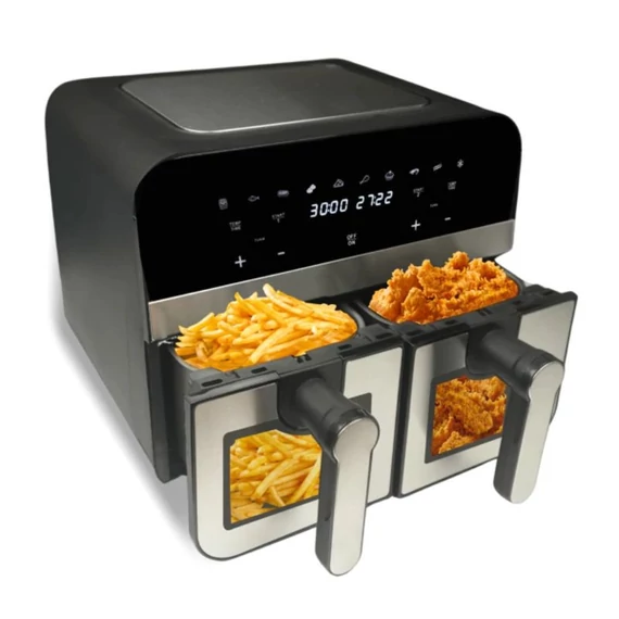 Comfy Nest digitálna teplovzdušná fritéza s dvoma košmi 2400 W CN-AFD45WS