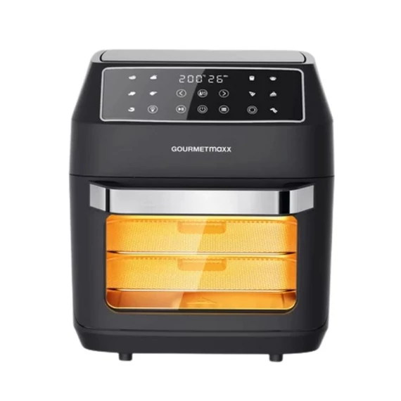 GOURMETMAXX Multifunkčný Teplovzdušný Rúra – 12L, 1700W (Čierna) DS13606