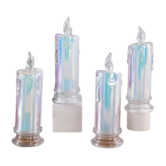 Sada 4 kusov LED bezplameňových sviečok GF1095924