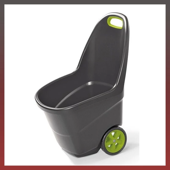 KETER EASY GO XL plastové kolečko 62 l šedo-zelené GOXL62L