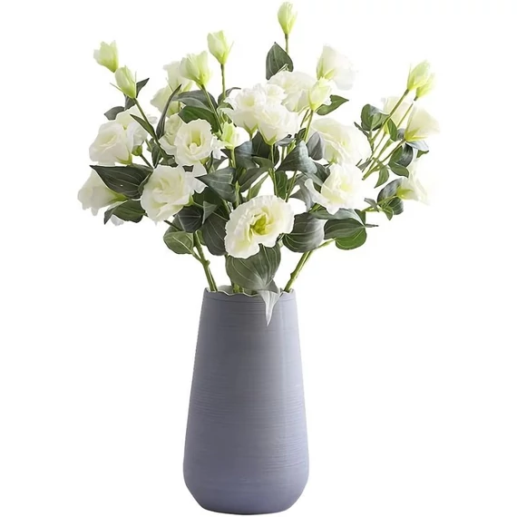 20-dielna Sada Elegantných Umelých Bielych Eustoma JL8918617