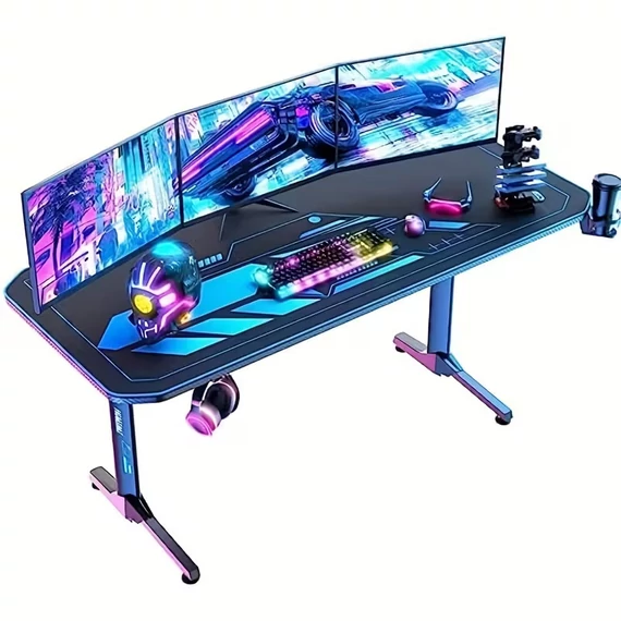 Herný stôl s LED osvetlením – s ergonomickým dizajnom JY3010278