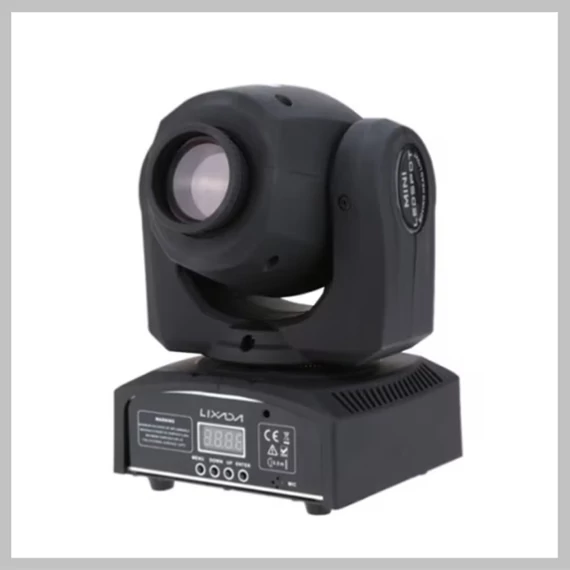 Mini otočná LED hlava 60W RGB – 8 farieb a 8 vzorov