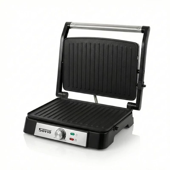 Sovio Prémiový elektrický kontaktný gril a sendvičovač (2000W) KJ-202