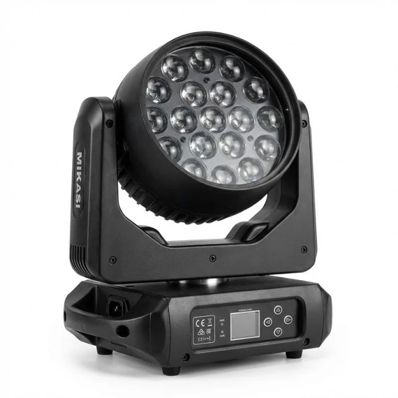 LED pohyblivá hlava MIKASI – 350 W, 19 LED KL25-119