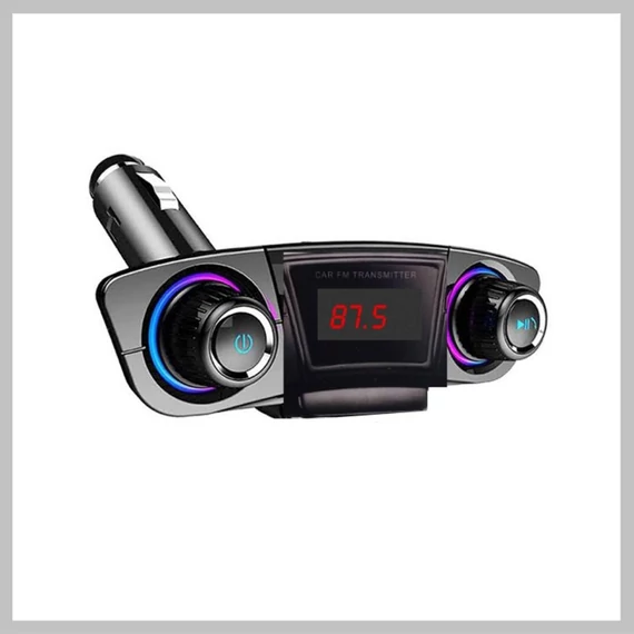 Bluetooth FM vysielač M20 v tvare autorádia s LED displejom / 2 USB portmi
