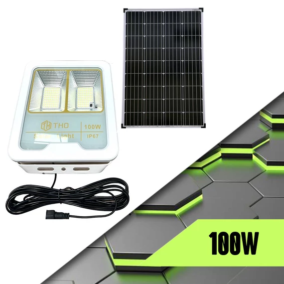 THO 100W solárna lampa 2 COB MC-C-100W