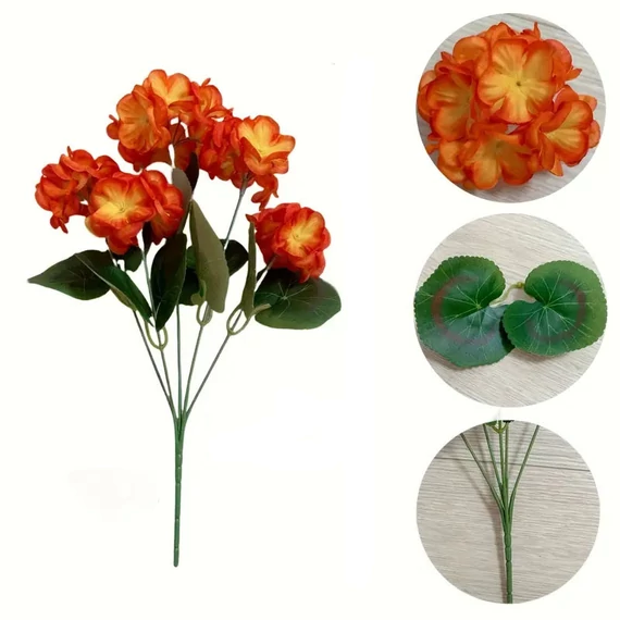 Sada 120 kusov realistických oranžových gerbier MD4575083