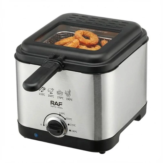 RAF – Nerezový Elektrický Fritéza (2,0 L, 1000W) R5300