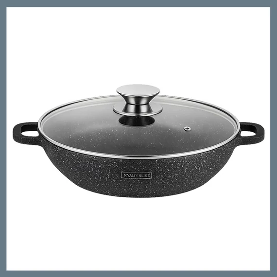 Royalty Line 40 cm mramorová plytká panvica – 11,3 litra RL-BR40MG