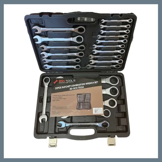 BSN Tools 22-dielna sada račňových kľúčov RS-GCX-TS22A