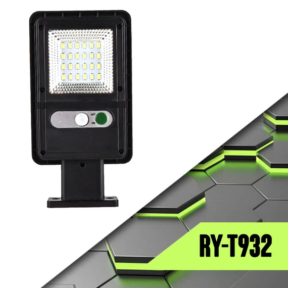 RY-T932 vonkajšia solárna lampa s pohybovým senzorom