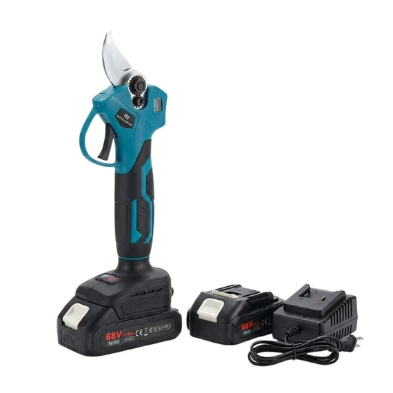 SUPAMASTER SM-5010 Profesionálna akumulátorová záhradná nožnica – sada (68 V) SM-5010