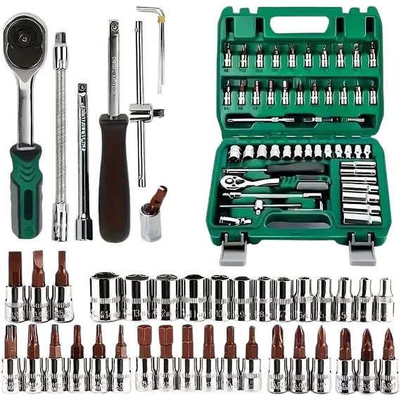 Profesionálna 53-dielna mechanická súprava náradia TN669082