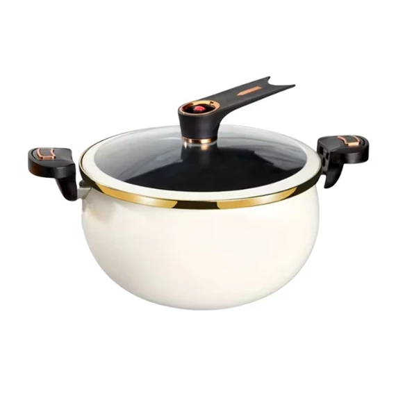 Senmeo liatinový hrniec na polievku 8 l, 28 cm, biely UG5449762FH