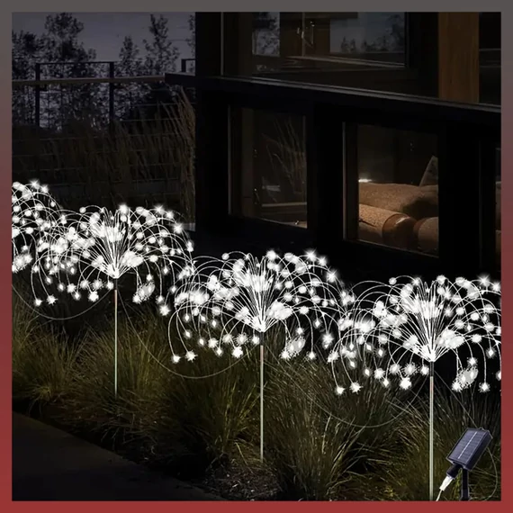 4 x 240 LED solárne svetielka, studená biela VT308738-240H