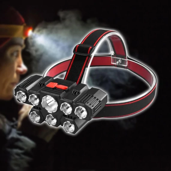 8 LED čelovka W683