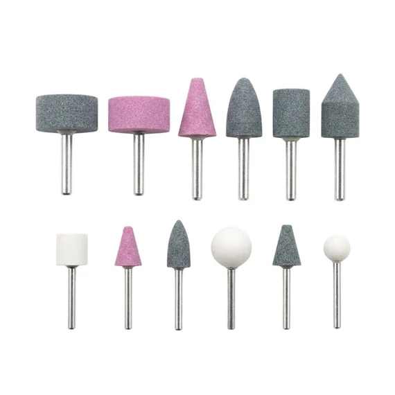 12-dielna sada brúsnych kameňov (s 1/4„ a 1/8“ stopkami) – ZP-1013