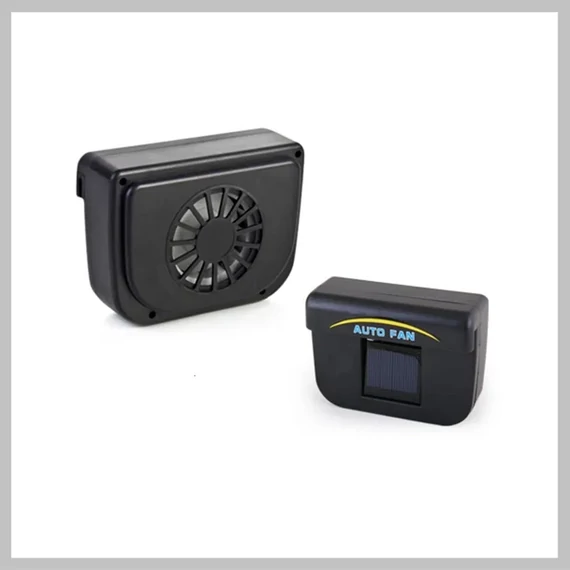 Solárny ventilátor do interiéru auta na upevnenie na okno