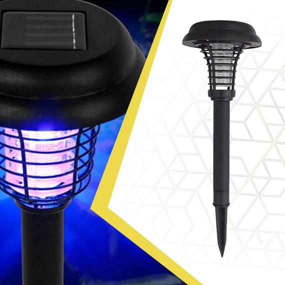 Solárna záhradná lampa na hubenie hmyzu