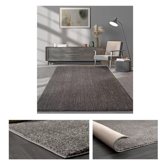 Mäkký koberec antracitový 200 × 280 cm – relaxantracit200