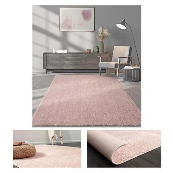Mäkký koberec ružový 200 × 280 cm – relaxpink200