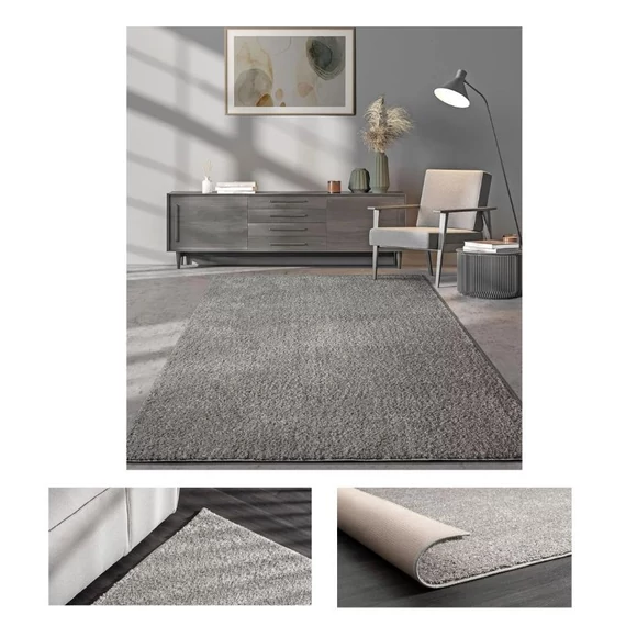 Mäkký koberec sivý 120 × 170 cm – relaxszurke120